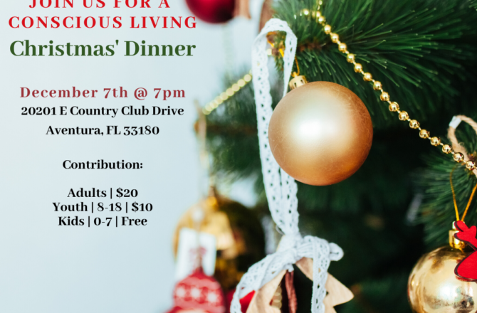 Conscious Living Christmas Dinner Conscious Living Christmas Dinner